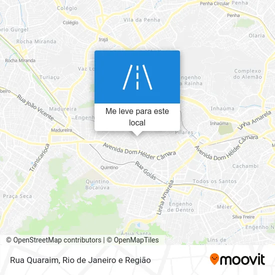Rua Quaraim mapa