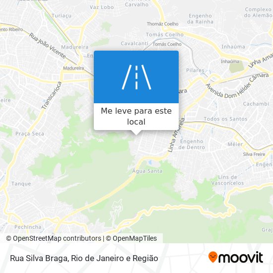 Rua Silva Braga mapa