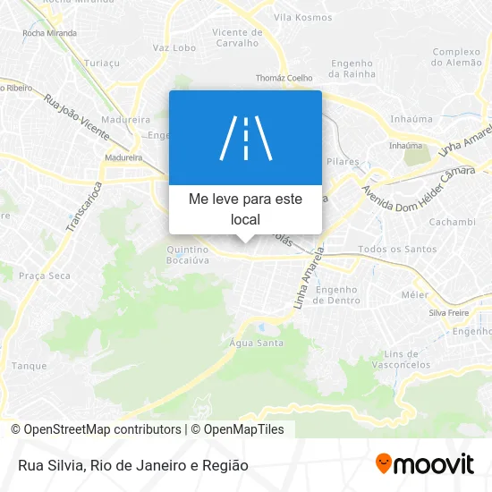 Rua Silvia mapa