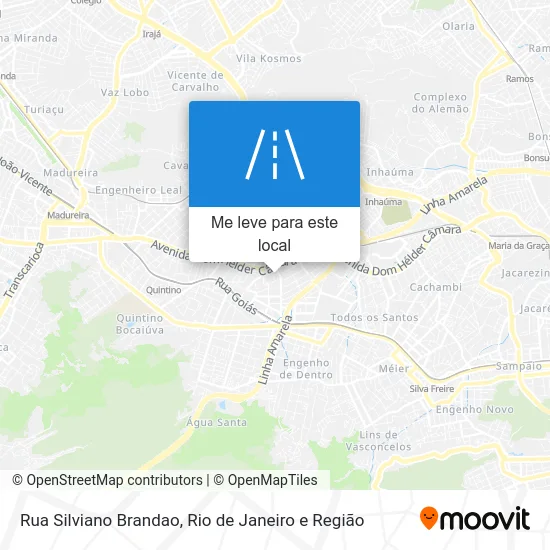 Rua Silviano Brandao mapa