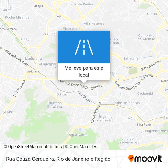 Rua Souza Cerqueira mapa