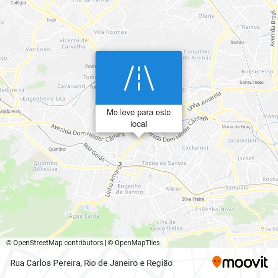 Rua Carlos Pereira mapa