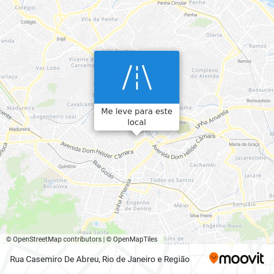 Rua Casemiro De Abreu mapa