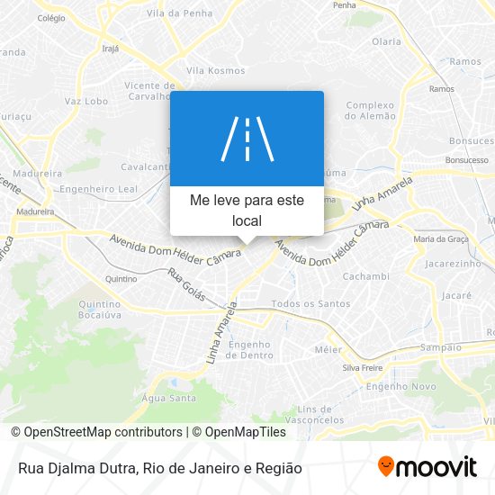 Rua Djalma Dutra mapa
