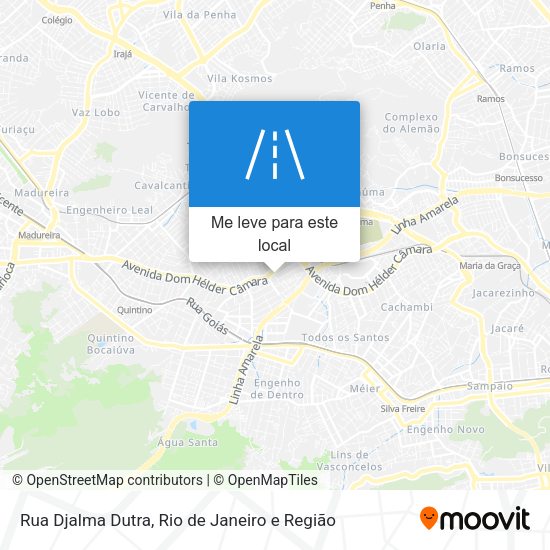 Rua Djalma Dutra mapa