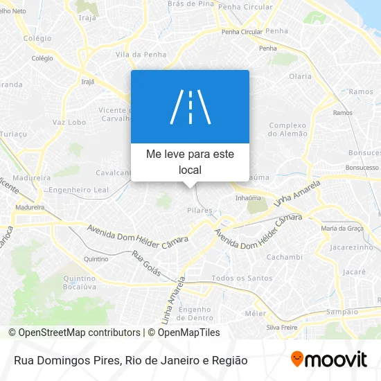 Rua Domingos Pires mapa