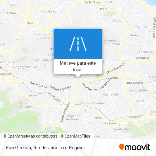 Rua Glaziou mapa