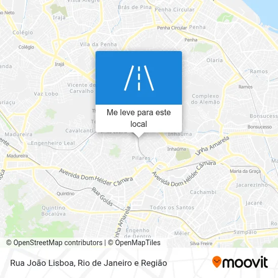 Rua João Lisboa mapa