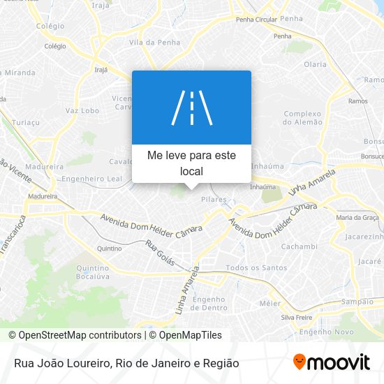 Rua João Loureiro mapa