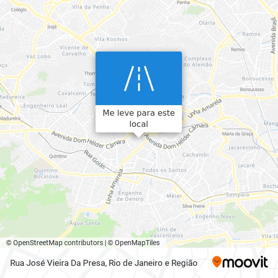 Rua José Vieira Da Presa mapa