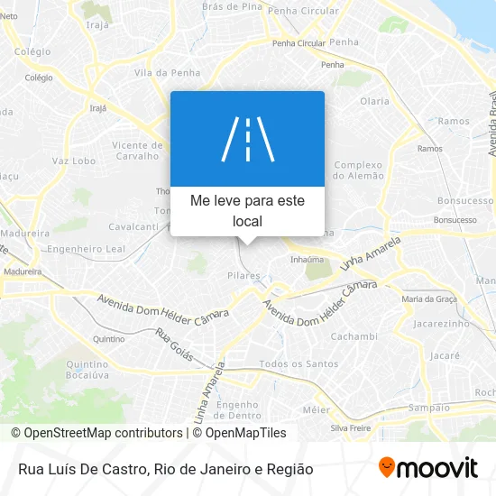Rua Luís De Castro mapa