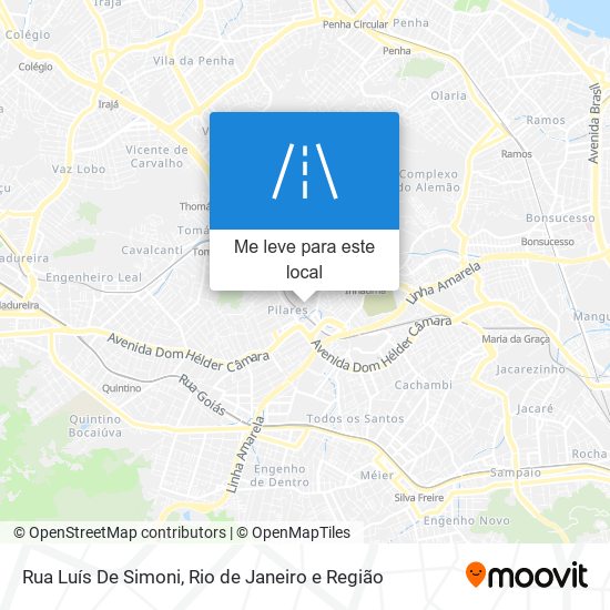 Rua Luís De Simoni mapa