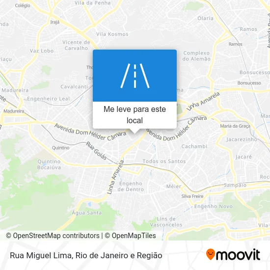 Rua Miguel Lima mapa