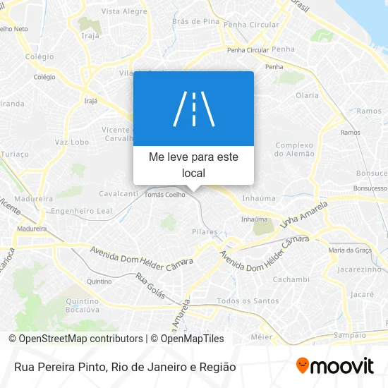 Rua Pereira Pinto mapa