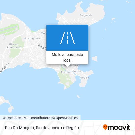 Rua Do Monjolo mapa