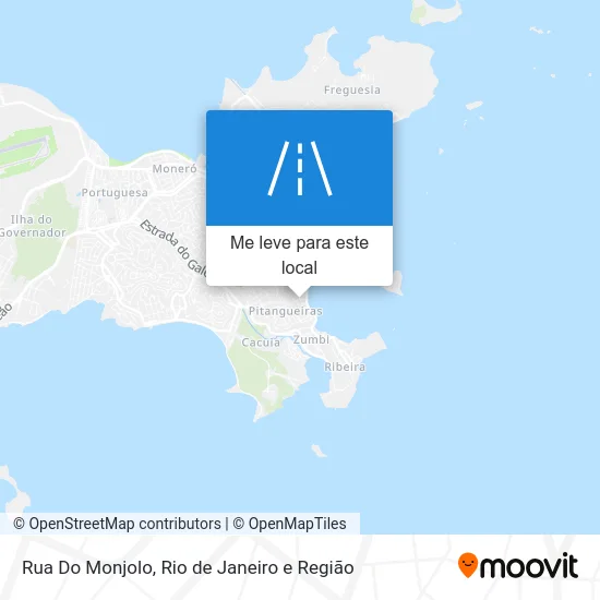 Rua Do Monjolo mapa