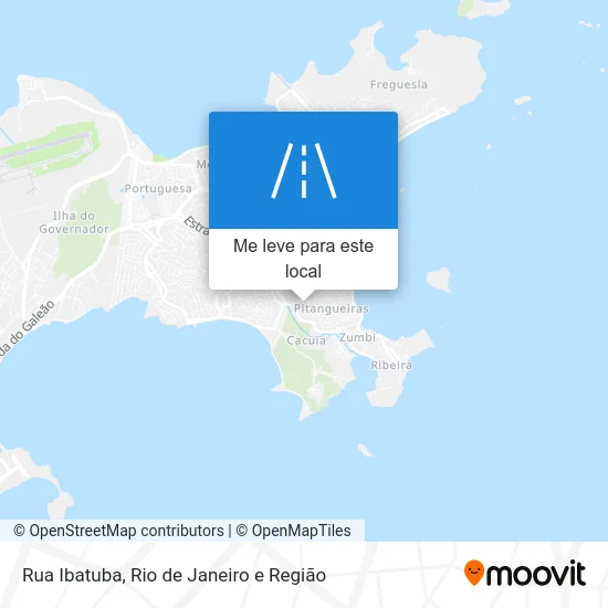 Rua Ibatuba mapa