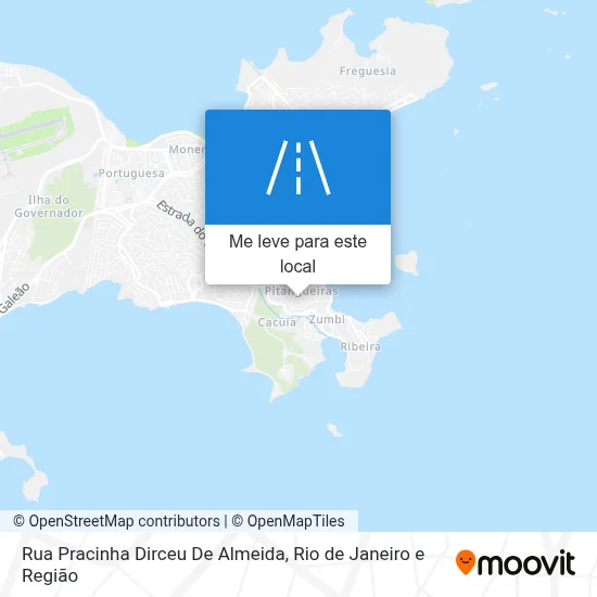 Rua Pracinha Dirceu De Almeida mapa