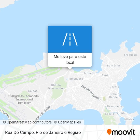 Rua Do Campo mapa