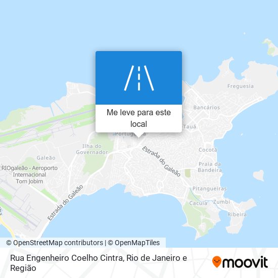 Rua Engenheiro Coelho Cintra mapa