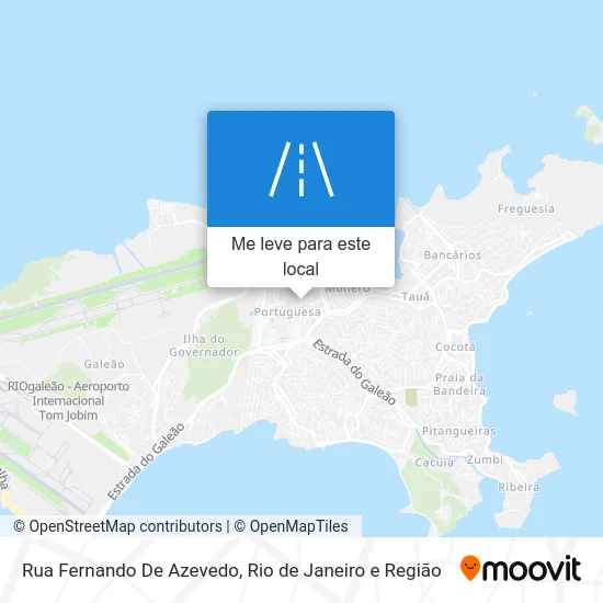 Rua Fernando De Azevedo mapa
