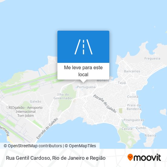 Rua Gentil Cardoso mapa