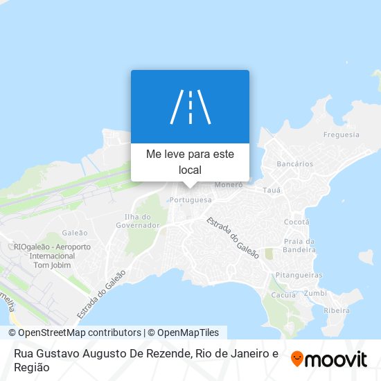 Rua Gustavo Augusto De Rezende mapa