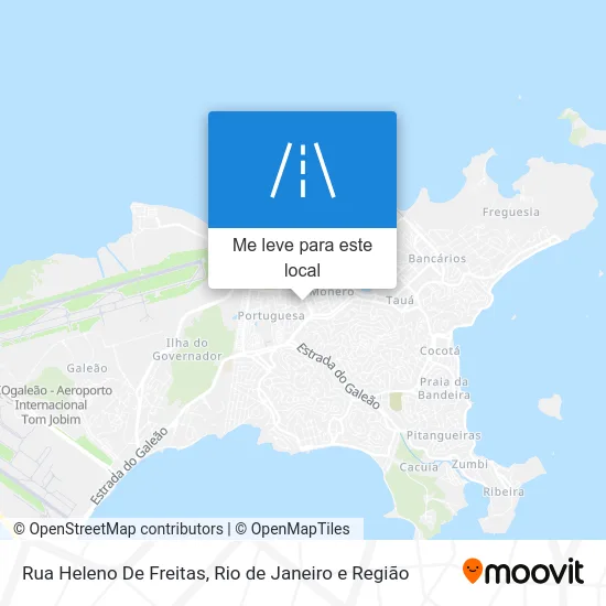 Rua Heleno De Freitas mapa