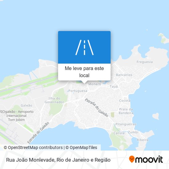 Rua João Monlevade mapa