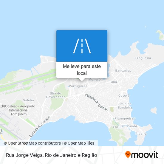 Rua Jorge Veiga mapa