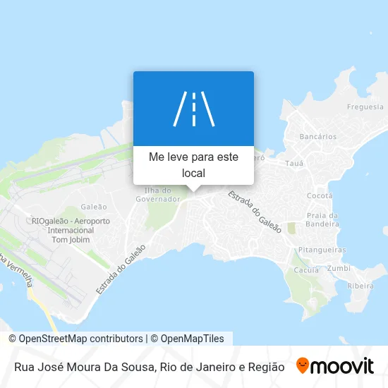 Rua José Moura Da Sousa mapa