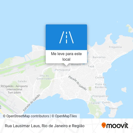 Rua Lausimar Laus mapa