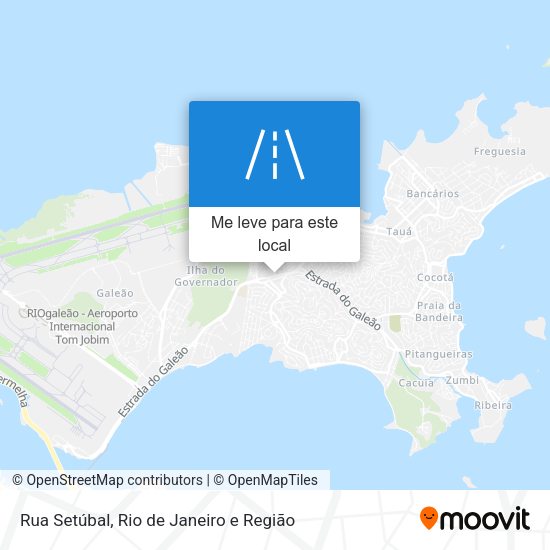 Rua Setúbal mapa