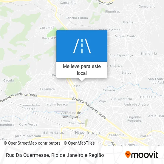 Rua Da Quermesse mapa