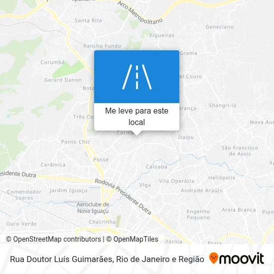 Rua Doutor Luís Guimarães mapa