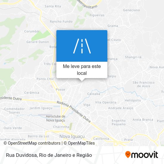 Rua Duvidosa mapa