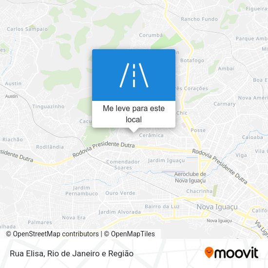 Rua Elisa mapa