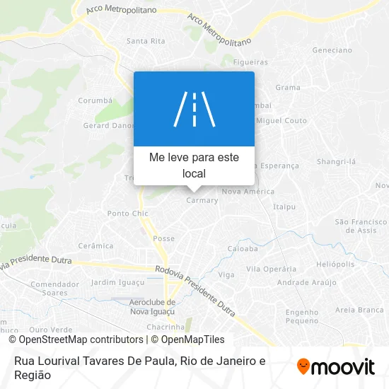 Rua Lourival Tavares De Paula mapa
