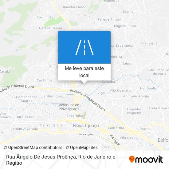 Rua Ângelo De Jesus Proênça mapa