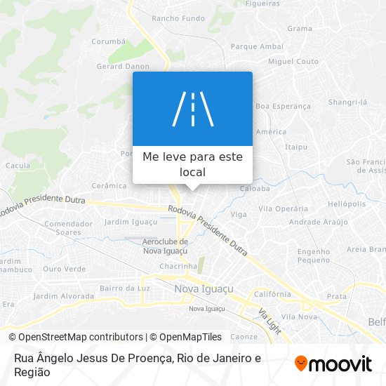 Rua Ângelo Jesus De Proença mapa
