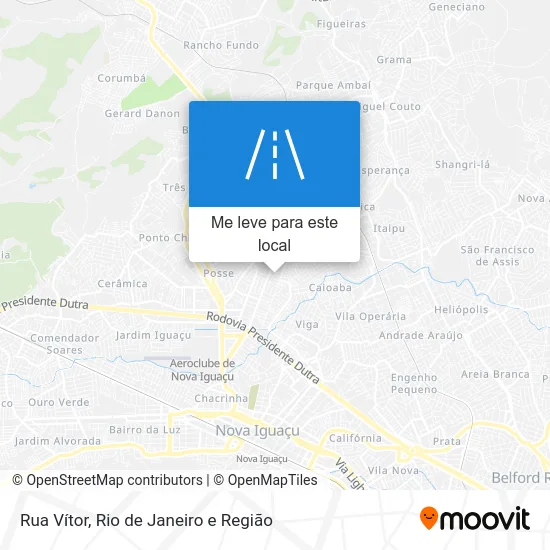 Rua Vítor mapa