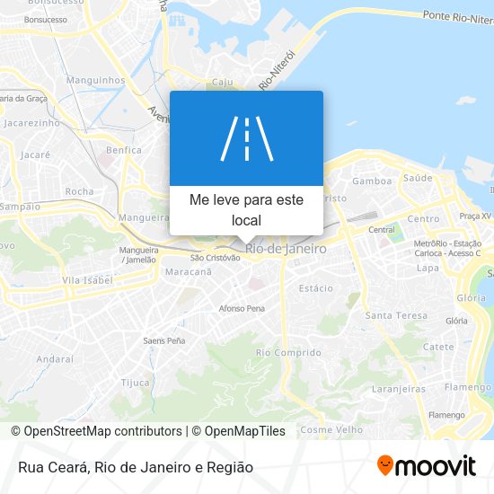 Rua Ceará mapa