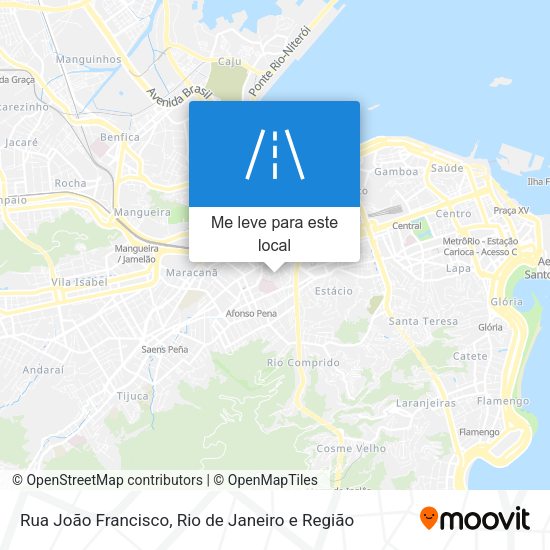 Rua João Francisco mapa