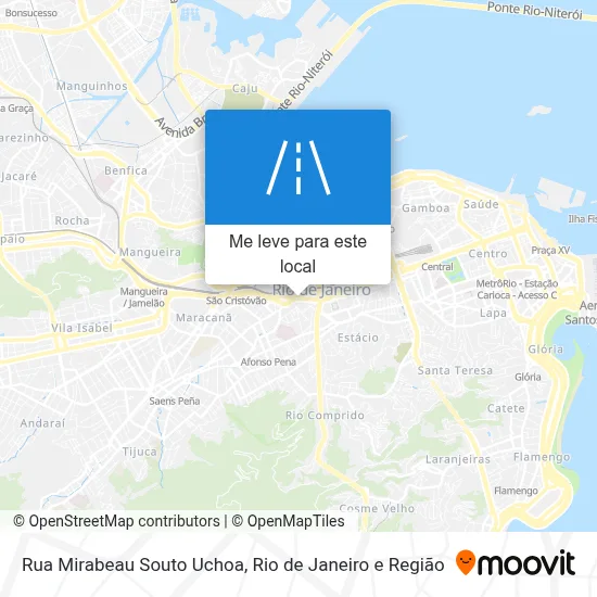 Rua Mirabeau Souto Uchoa mapa