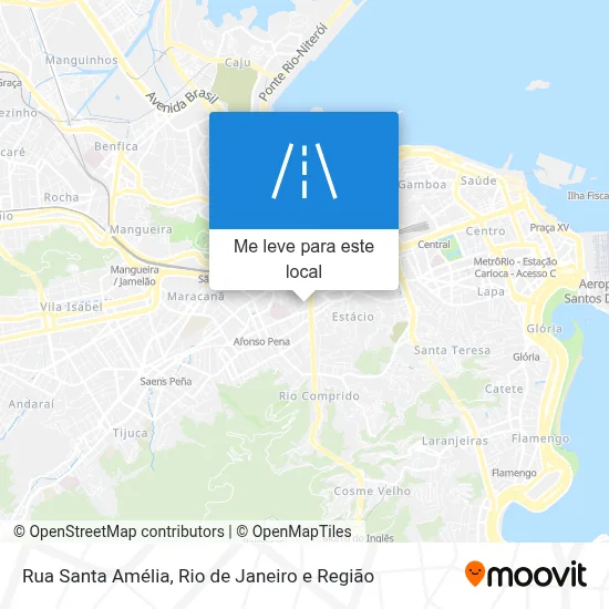 Rua Santa Amélia mapa