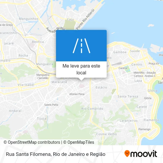 Rua Santa Filomena mapa