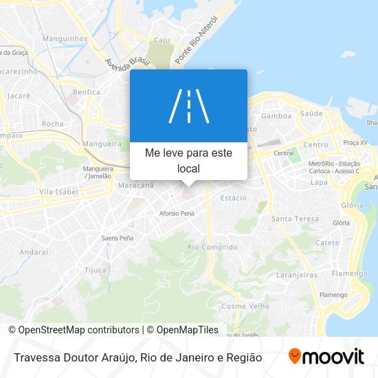 Travessa Doutor Araújo mapa