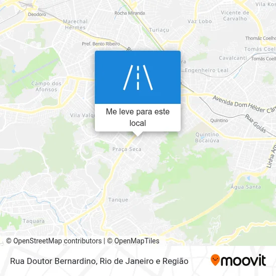 Rua Doutor Bernardino mapa