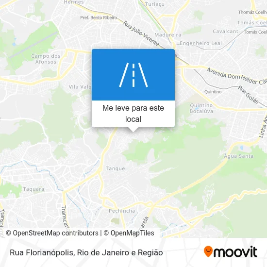 Rua Florianópolis mapa
