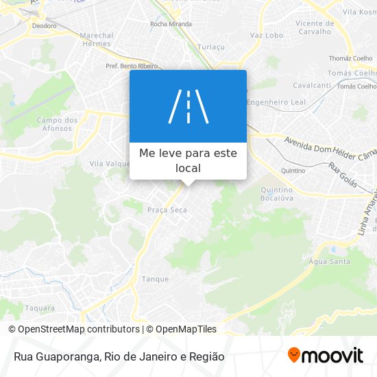 Rua Guaporanga mapa